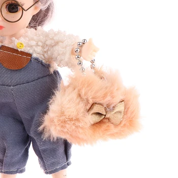Dollhous Moda em Miniatura Saco De 30cm Bonecas Acessórios Mini Bolsa de Ombro, Bolsa de Cinto Saco Bolsa Para a casinha de Bonecas Decoração