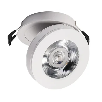 downlight recessed incorporado luz de teto dobrável loja doméstico, comercial LED de alto brilho spotlight 5