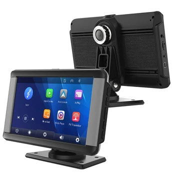 Ecrã Táctil de 7 Polegadas Universal sem Fio Carplay Android Auto Car DVR BT wi-Fi de FM Multimídia Autoradio Player 0