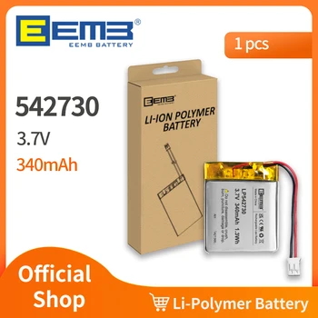 EEMB 542730 3.7 V Bateria de Lipo 340mAh Recarregável de Polímero de Lítio de Bateria para Navegador GPS, MP5-Falante Bluetooth Câmera DVR