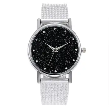 Elegante e casual de alta qualidade ambiental de mulheres pulseira relógio de Quartzo de Estudantes do sexo feminino diamante estrelado retro relógio