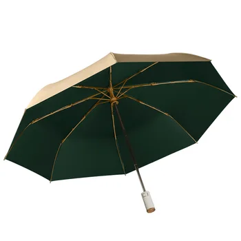 Elegante e Totalmente Automático Floding de Verão, guarda-Sóis, o Sol prova de Anti-uv Ultra-leve guarda-chuva Chuvas guarda-chuvas para as Mulheres, Homens 5