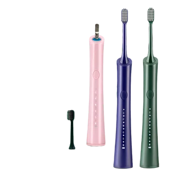 Elétrica ultra Escova de Dente de Carregamento USB Elec Teethbrush Recarregável Cabeça da Escova, Escovas de Bicos para Homens Adultos 1