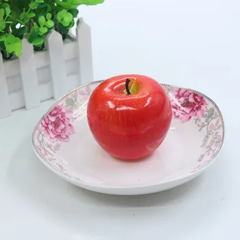 Emulação De Frutos De Espuma Vermelha Grande Do Vegetal De Fruto Brinquedos De Modelo De Simulação De Alimentos Educacionais Para Crianças 0