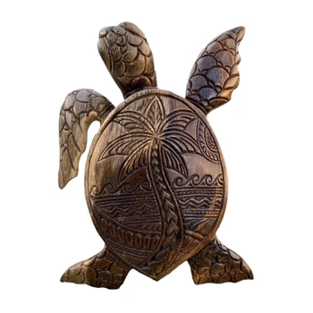 Escultura Turtleback para Tartaruga Forma Jardim Estátua Ornamento Criativo Pátio Escultura Decoração Jardinagem Decoração Exterior 0