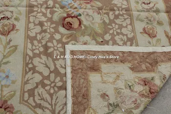 Frete grátis 10K artesanais bordados de lã, tapetes, carpetes 4 