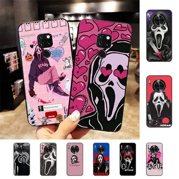Ghostface Grito de horror de arte padrão de Caso de Telefone Huawei Mate 20 10 9 40 30 lite pro X Nova 2 3i 7se 0