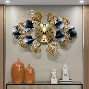 Grande Relógio De Parede Design Moderno E Decoração Para Casa Um Relógio De Sala De Arte Criativa Luxo De Metal De Parede, Relógios De Parede Decoração Relógios