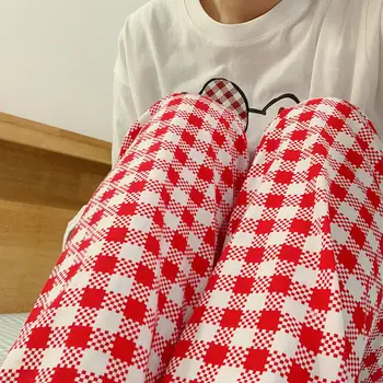 Hello Kitty Sanrio Kawaii Outono Pijama Kuromi Anime Calças Axadrezadas Cartoon Aluno Gola Tops Garotas Fina Sleepcoat Conjuntos 4