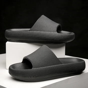 Homens chinelos Homens Sapatos de Plataforma em EVA Macio Interior de Casa Slides Para os Homens Não-deslizamento de Verão, Sandálias das Mulheres de Banho Sapatos Duche