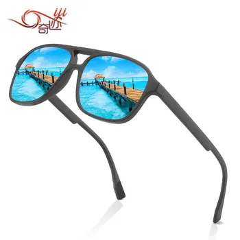 Homens e mulheres com filme colorido óculos de sol esportivo de condução espelho de óculos de sol polarizados 337 0