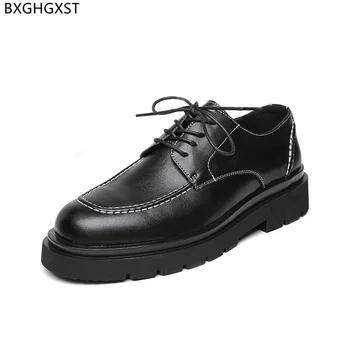 Homens negros, Vestido de Designer de Sapatos Oxford Sapatos Elegantes para o Homem 2022 Dedo Apontado Formal Office Sapatos de Homem Chaussure De Homme Zapatos 0