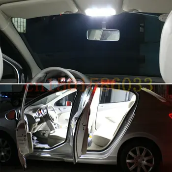 Interior de Carro luzes led Para Nissan primera viajante wp11 lâmpadas para carros de placas de Licença de Luz 8pc 1