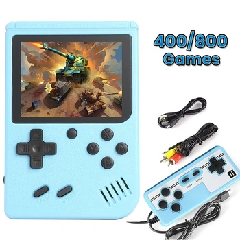 Jogos de Vídeo Retro Console 400/800 Em 1 de Mão Portátil do Jogo de Console do Jogo de Bolso Mini Handheld Jogador para Crianças Jogador Presente