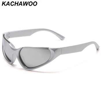 Kachawoo homens de bicicleta óculos de desporto ao ar livre das mulheres de óculos de sol estilo de moda azul verde espelho uv400 popular óculos do navio da gota