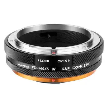 K&F Conceito de FD-M4/3 IV PRO Canon FD/FL Montagem da Lente para M4/3 Corpo da Câmera Anel Adaptador com Verniz Fosco