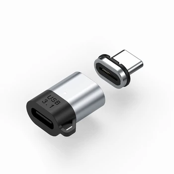 L21D 24Pins USB C Magnético Tipo de Placa-C Conector de Ângulo reto Suporta USB 3.1 PD 100W Carga Rápida,de 10 gb/s de Transferência de Dados