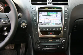 LEXUS GS Carro GPS de navegação de DVD player Estéreo Satnav Chefe da Unidade de Multimédia Rádio Gravador de Fita de IPS 0