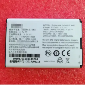 LI3715T42P3h654251 Original, bateria de 1500mah 3.7 v para ZTE Dedicado para AC30 roteador sem fio de baterias 0