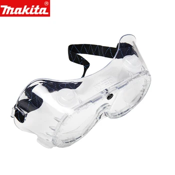 Makita 192219-6 Óculos Trabalho de Proteção Anti Respingo de Óculos de Branco e Transparente 0