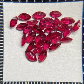 Meisidian Uma Qualidade de Marquesa 2x4mm pedra preciosa Natural Africano Pombo Sangue Vermelho Rubi Preço Por Quilate 0
