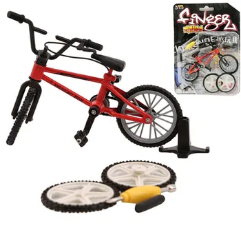 Mini BMX Dedo Bicicletas de Montanha de Brinquedos da Caixa de Retalho + 2pcs Pneu Sobressalente mini-dedo-Bicicleta bmx Modelo de Jogo Criativo Presente Para as Crianças N
