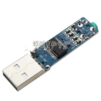 Mini USB DAC Decodificador PCM2704 Placa de Som Placa Analógica