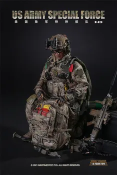Minitimes Toys1/6 Escala M028-NOS Forças Especiais do Exército Novo Halo Soldados homens Figuras de Ação, Modelo de Conjunto Completo 4