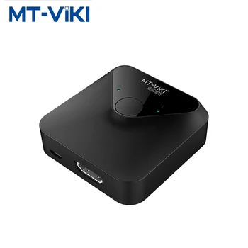 MT-VIKI compatível com HDMI Switch Para Computador Projector/PS4/set-top box, dispositivo de sincronização de áudio e vídeo 2 em 1 em 1 em 2