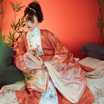 Mulheres Hanfu Vestido de Estilo Chinês Tradicional Vestido de Fada Chinoiserie Vestido das Mulheres Vestido de Princesa Menina Fantasia de Halloween para a Menina