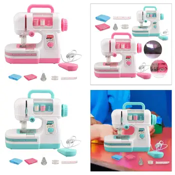 Máquina de costura de Brinquedo para a Criança 4+, Portátil Máquina de Costura de Brinquedo para Crianças, 5