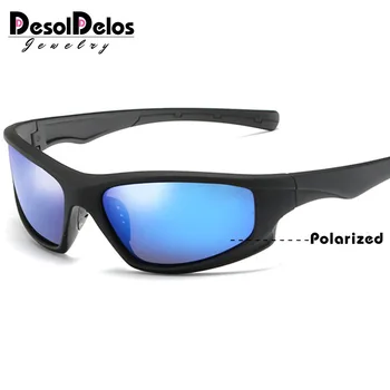 N249 Óculos de sol Polarizados Homens UV400 Anti-reflexo-Óculos de Sol Preto PC do Quadro de Desporto ao ar livre Óculos De Sol Gafas P1045 0