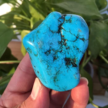 Natural azul turquesa mineral de pedra de cristal mineral cura 0