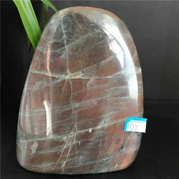Natural Roxo Labrador Pedra De Cristal Fatias De Cura E Decoração Home Do Luar ChakraFeng Shui