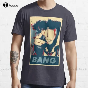 Nova Bang - Spike Spiegel T-Shirt Gato Camisa de s-5xl crânio camisa Unissex