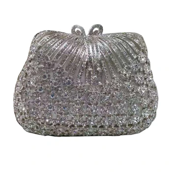 Nova moda italiana diamante clutch rhinestone saco de embreagem partido banquete carregando feminino saco