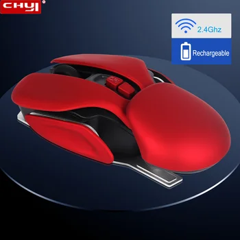 Novo 2.4 G sem Fio Mouse De 5 Botões Receptor USB Jogo de Ratos 1600DPI Óptico Recarregável Mouse Gamer Mause Para Laptop (Home Office 0
