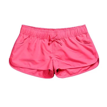 Novo 2021 Verão Shorts Ocasionais De Mulheres Ajuste Sólida Disponível Shorts Soltos Cintura Elástica Respirável Mulheres Moda Shorts 3