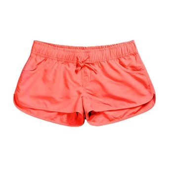 Novo 2021 Verão Shorts Ocasionais De Mulheres Ajuste Sólida Disponível Shorts Soltos Cintura Elástica Respirável Mulheres Moda Shorts 4