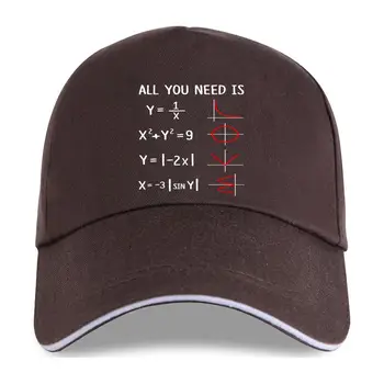 novo boné chapéu de 2021 100% algodão pai de matemática engraçado impressão homens casual solta homens fresco matemática Boné mens tops