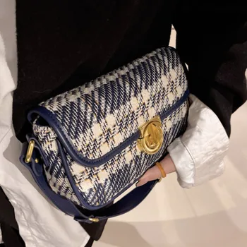 Novo design axila saco saco de mulheres francês vara saco da forma de seleção Única de Ombro Messenger Bag 0