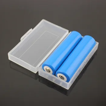 novo Plástico Rígido Bateria de Proteção de Armazenamento de Caixas de Casos Para 18650 16340/17500/baterias CR123A 10pcs frete grátis 0