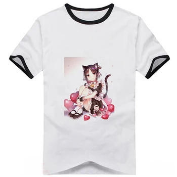 Novo quente Kaguya-sama: o Amor É Guerra anime tshirt Shirogane Miyuki Shinomiya Kaguya Unissex Casual Manga Curta Camiseta bonito imprimir Tee 2