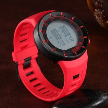 OHSEN Digital de Mulheres Relógios Impermeável Vermelho Moda Eletrônica Led ladies Watch Casal Relógio para Mulheres, Homens Amante de Relógios do Esporte 1