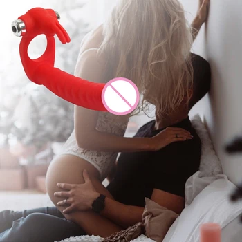 OLO Vibrador Brinquedos Sexuais Para a Mulher Cinta No Vibrador Anal Plug anal para Dupla Penetração Massageador de Próstata Feminina Masturbador Casais