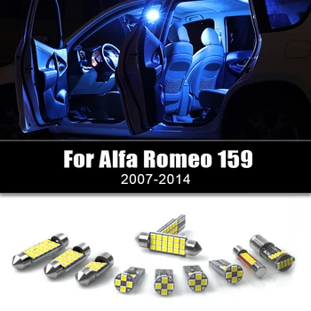 Para a Alfa Romeo 159 2005-2008 2009 2010 2011 Carro Lâmpada LED de tecto Interior da Lâmpada de Leitura da Porta do Tronco Luzes Luva Caixa de Luz Acess 0