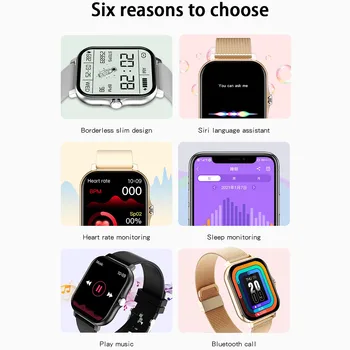 Para a Apple, Huawei Xiaomi Y13 Sono Monitoramento Pedômetro de Chamada Bluetooth Assista Smart Watch Homens 1.69 Polegadas Inteligente Impermeável 0