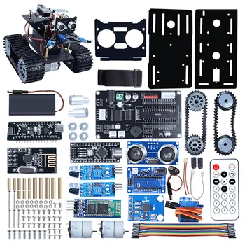 Para o Arduino e Controle Gesto NANO Car Kit para Evitar Obstáculos Controle Remoto do Robô Inteligente de Programação de Educação Kit