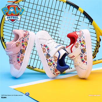 Pata de Patrulha Anime Envolvente de Crianças Sapatos Novos para Crianças Shell Cabeça de Esportes Placa de Sapatos Confortável e Respirável 0
