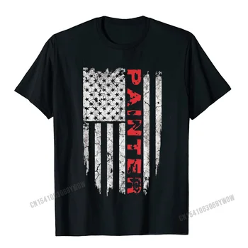 Pintora americana T-Shirt Orgulho EUA Camisetas Camisas Homens Personalizados, Topos & Tees de Algodão dos Homens Camisetas Personalizadas Nova Marca